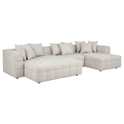 Scotland 4-Piece Upholstered Sectional Sofa