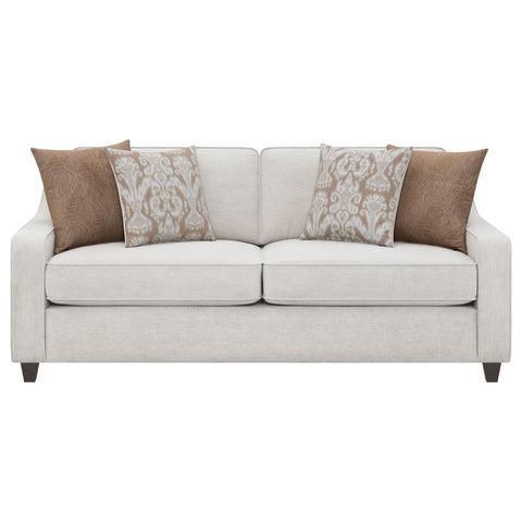 Robin Upholstered Sloped Arm Sofa BeigeBeige
