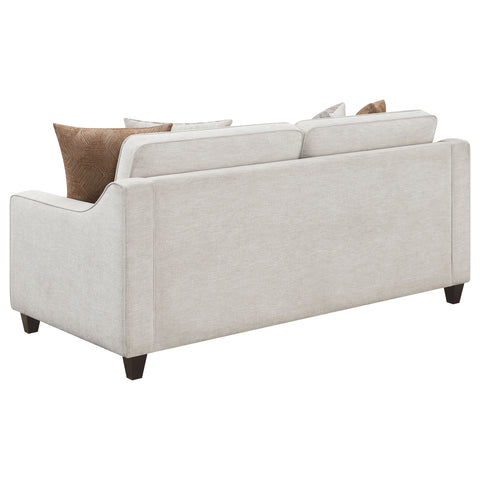 Robin Upholstered Sloped Arm Sofa BeigeBeige