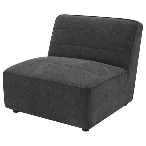 Bolden Upholstered Armless Chair Dark Charcoal
Dark Charcoal
