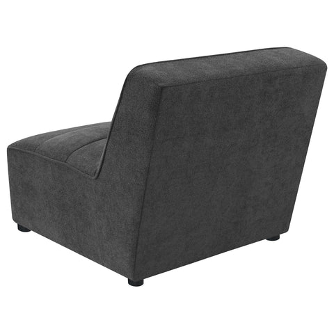 Bolden Upholstered Armless Chair Dark Charcoal
Dark Charcoal