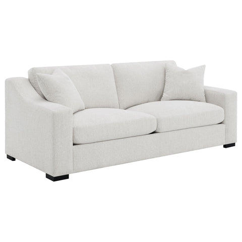 Byrne 3-piece Upholstered Track Arm Sofa Set Sand