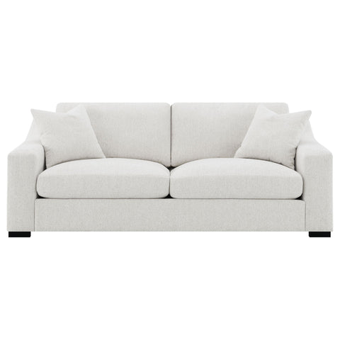 Byrne Fabric Upholstered Track Arm Sofa Sand