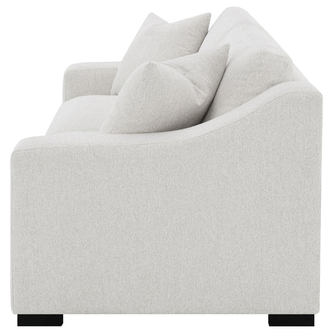 Byrne Fabric Upholstered Track Arm Sofa Sand