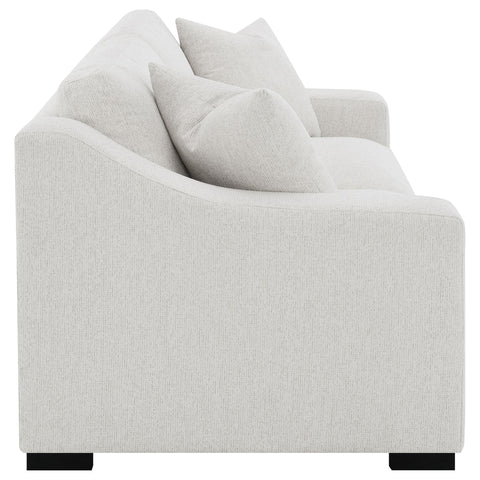 Byrne Fabric Upholstered Track Arm Sofa Sand