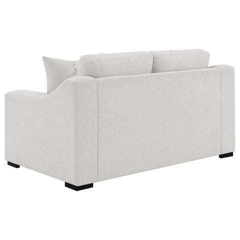 Byrne Fabric Upholstered Track Arm Loveseat Sand