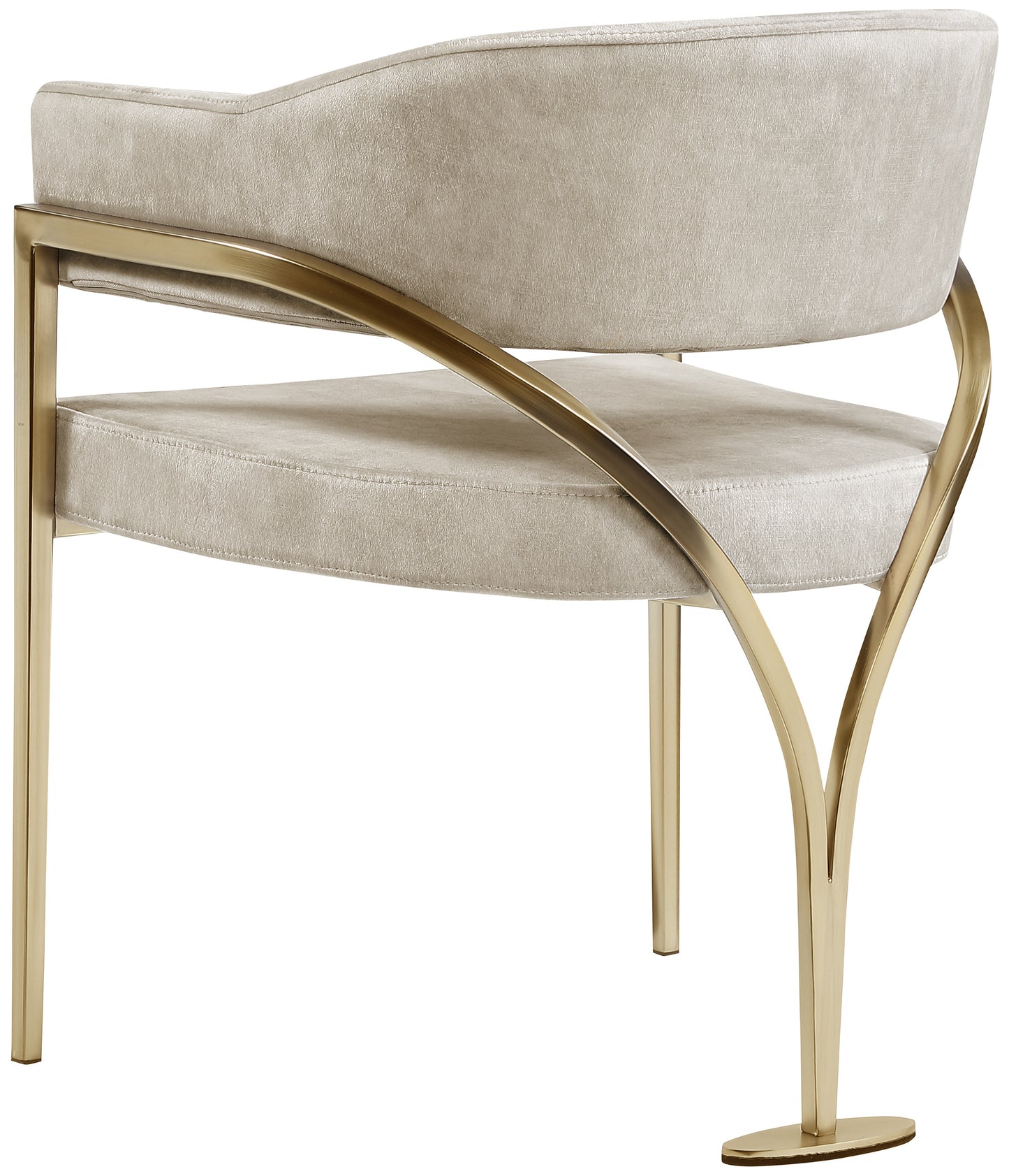 noah stone velvet dining chair