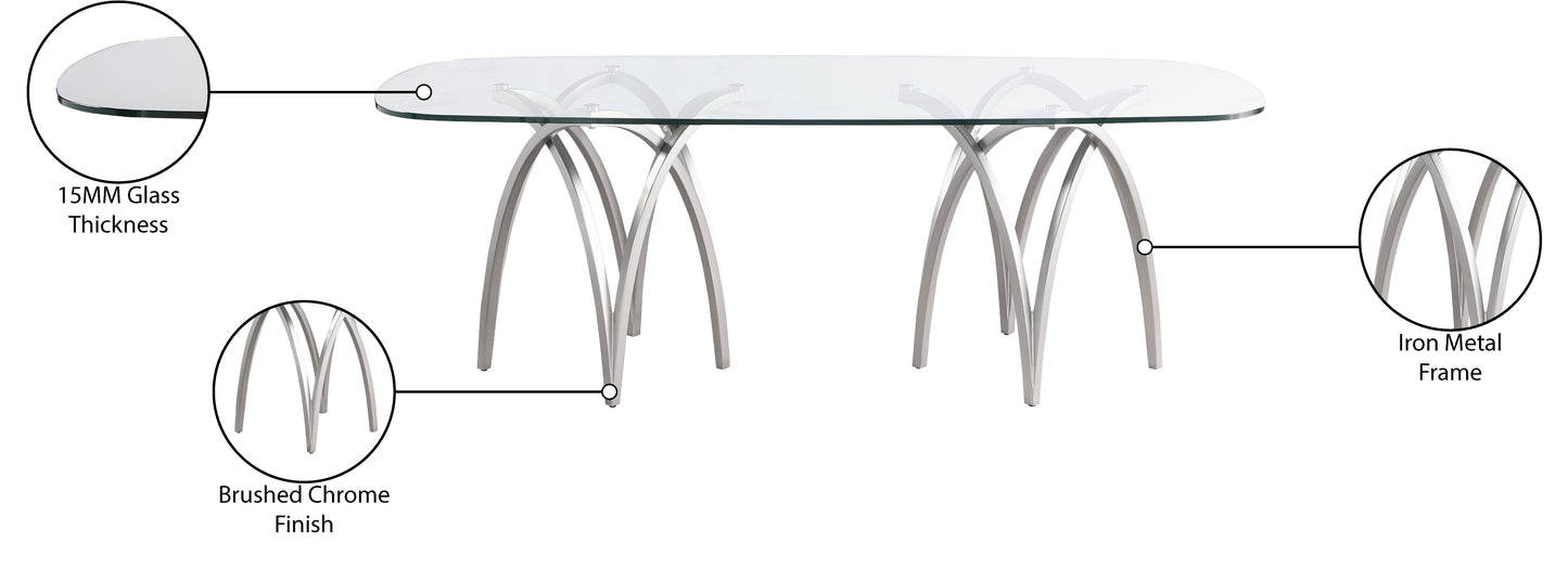 kenzi silver dining table t