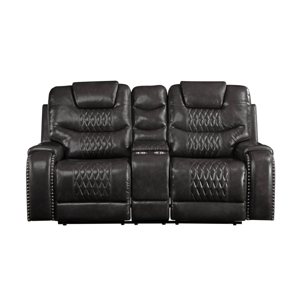 motion loveseat w/console