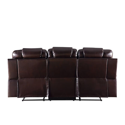 Decapree Motion Sofa, Brown Synthetic Leather