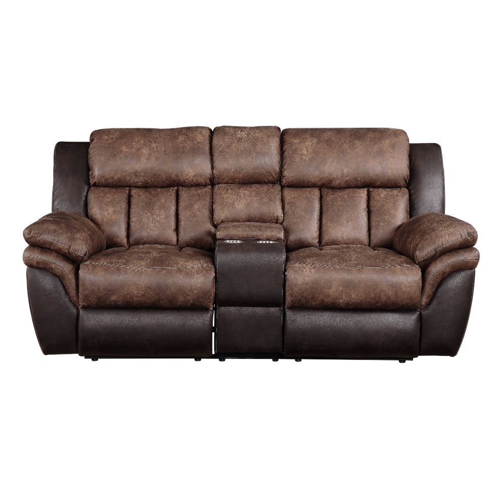 motion loveseat w/console