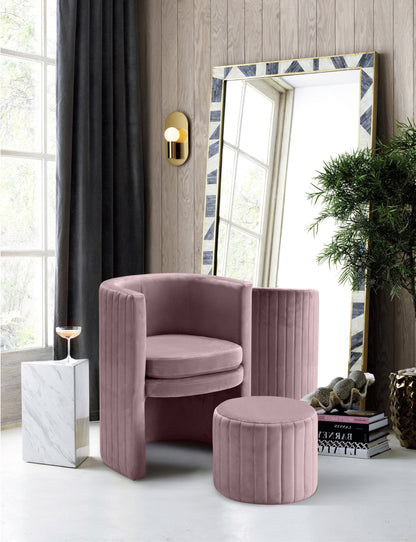 Accent Chair and Ottoman Set