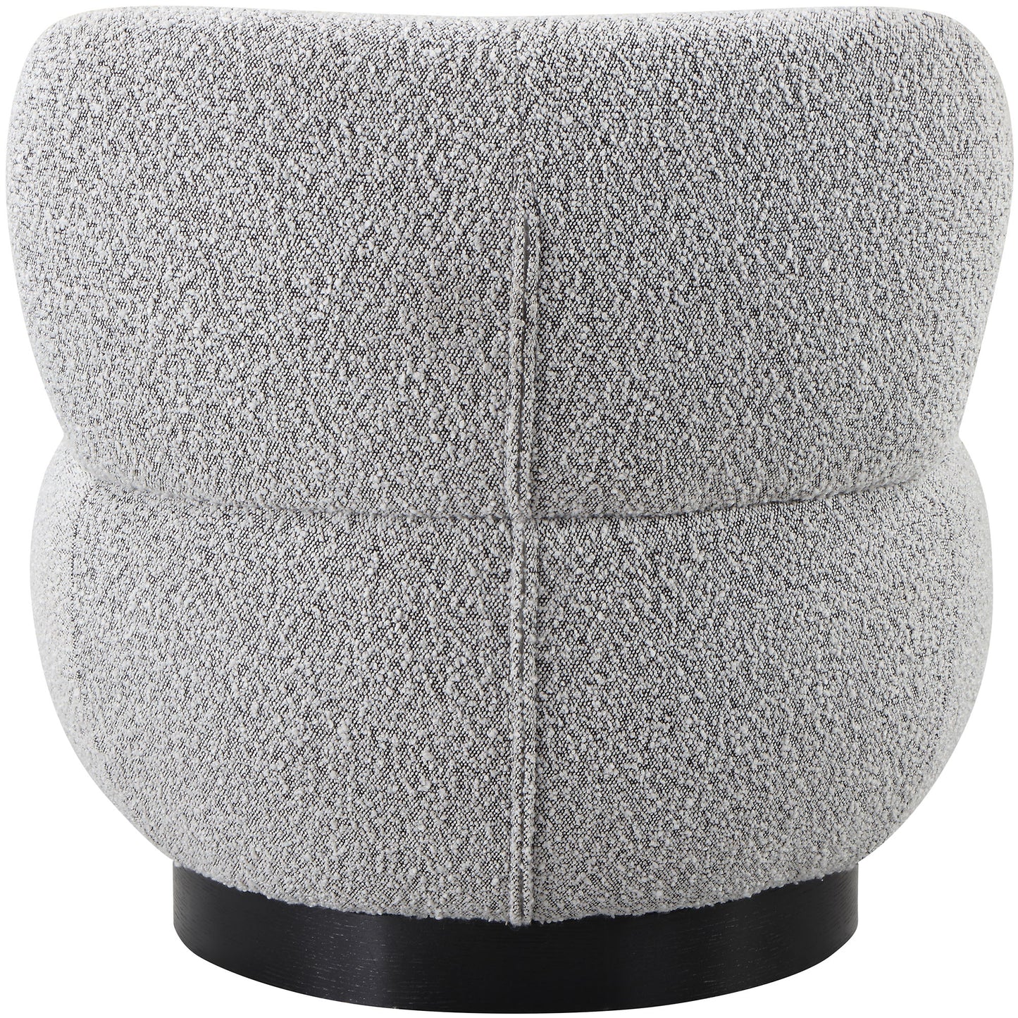 lavina grey boucle fabric accent chair