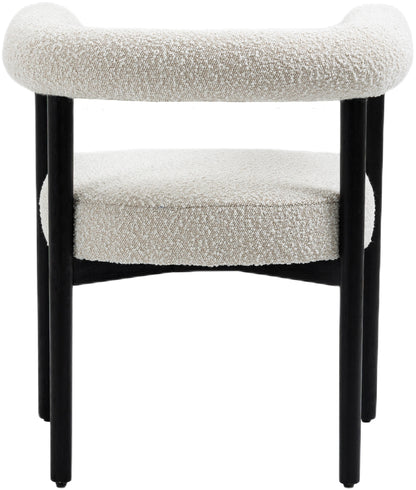 Barlow Cream Boucle Fabric Dining Chair