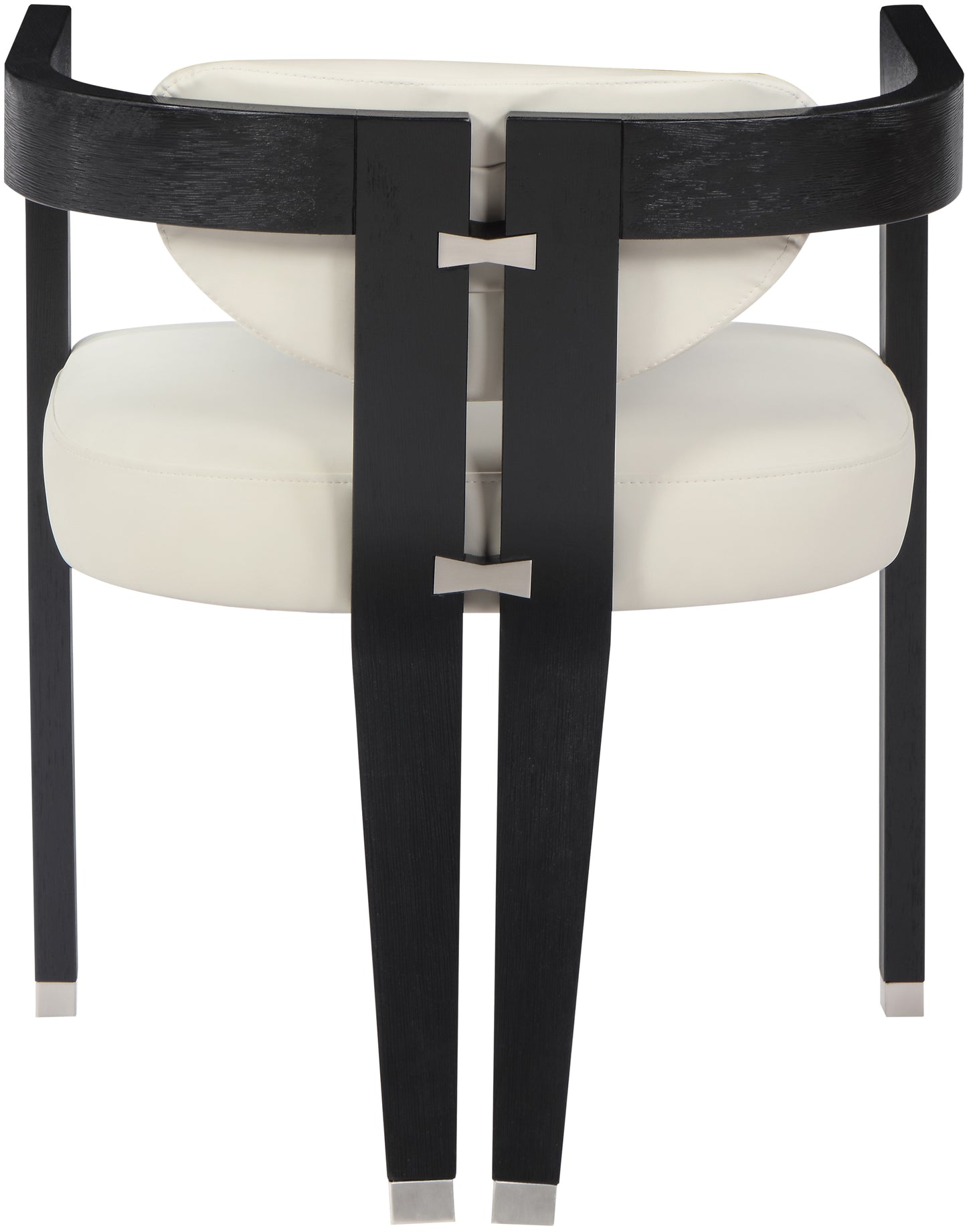 tavolo cream vegan leather dining chair