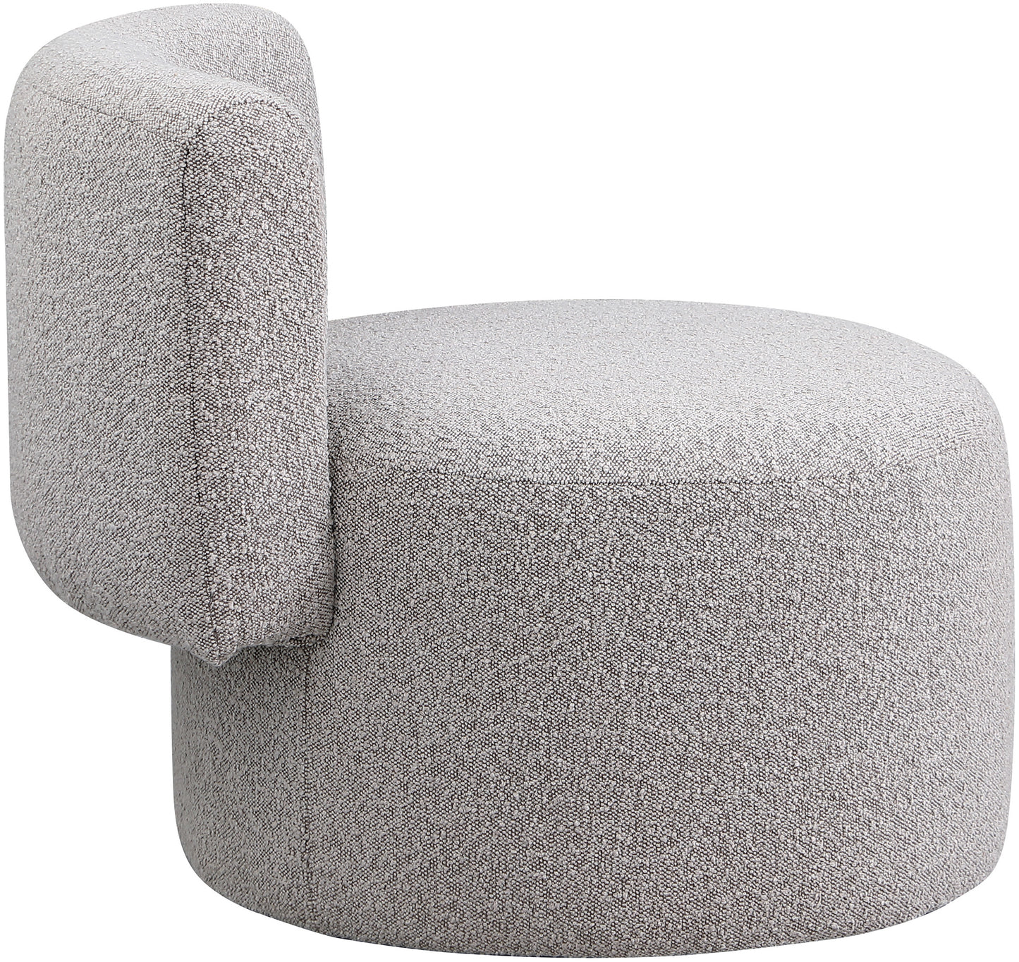 moda taupe boucle fabric accent chair taupe