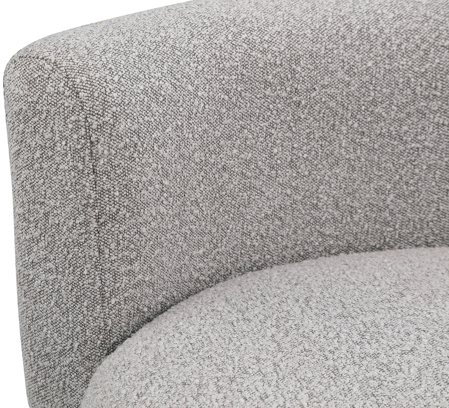 moda taupe boucle fabric accent chair taupe