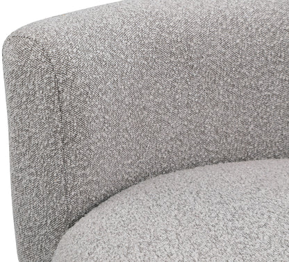 Moda Taupe Boucle Fabric Accent Chair Taupe