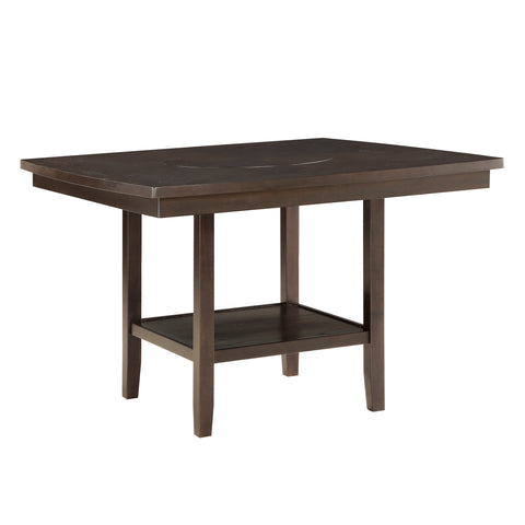 Oxton Counter Height Table with Lazy Susan
