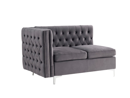 MODULAR - ARMLESS LOVESEAT W/2 PILLOWS