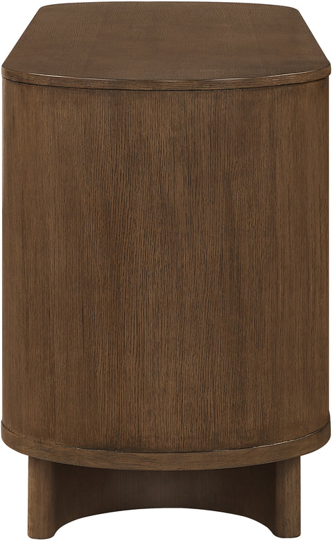 Camden Brown Oak Veneer And Solid Wood Sideboard/Buffet, 1 Piece