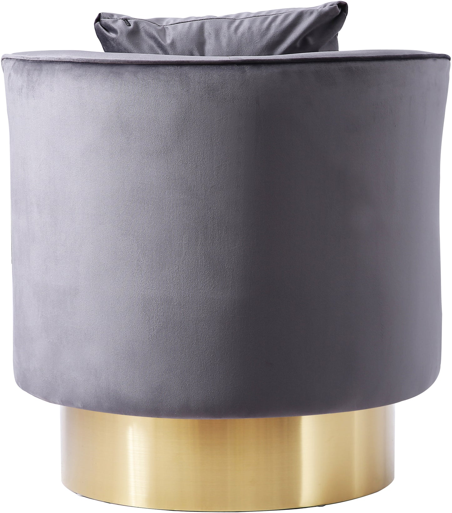 shelly grey velvet accent chair grey