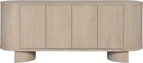 Camden Natural Oak Veneer And Solid Wood Sideboard/Buffet, 1 Piece