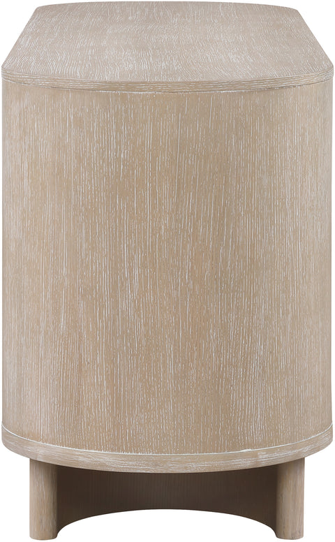 Camden Natural Oak Veneer And Solid Wood Sideboard/Buffet, 1 Piece