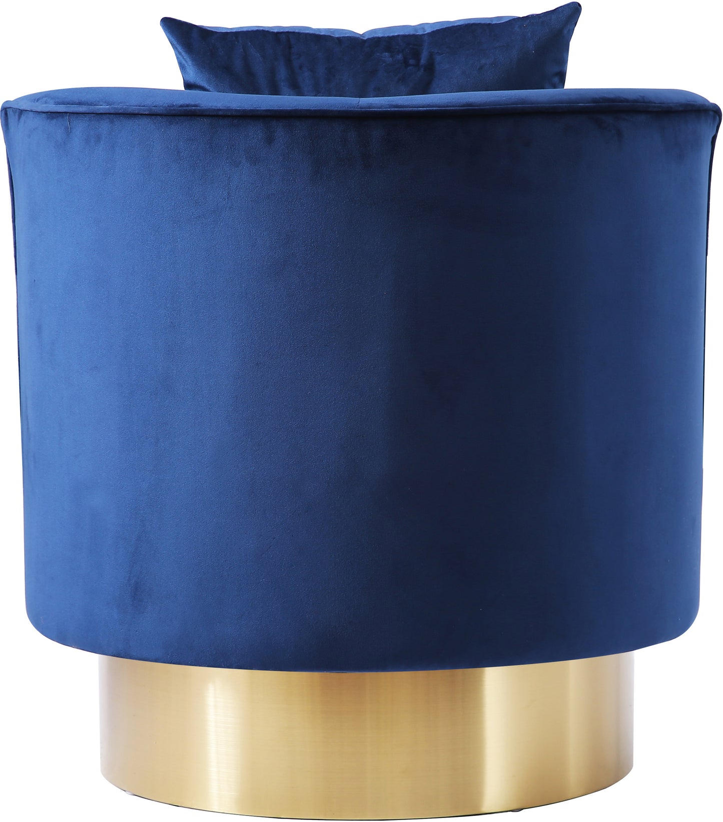 shelly navy velvet accent chair navy