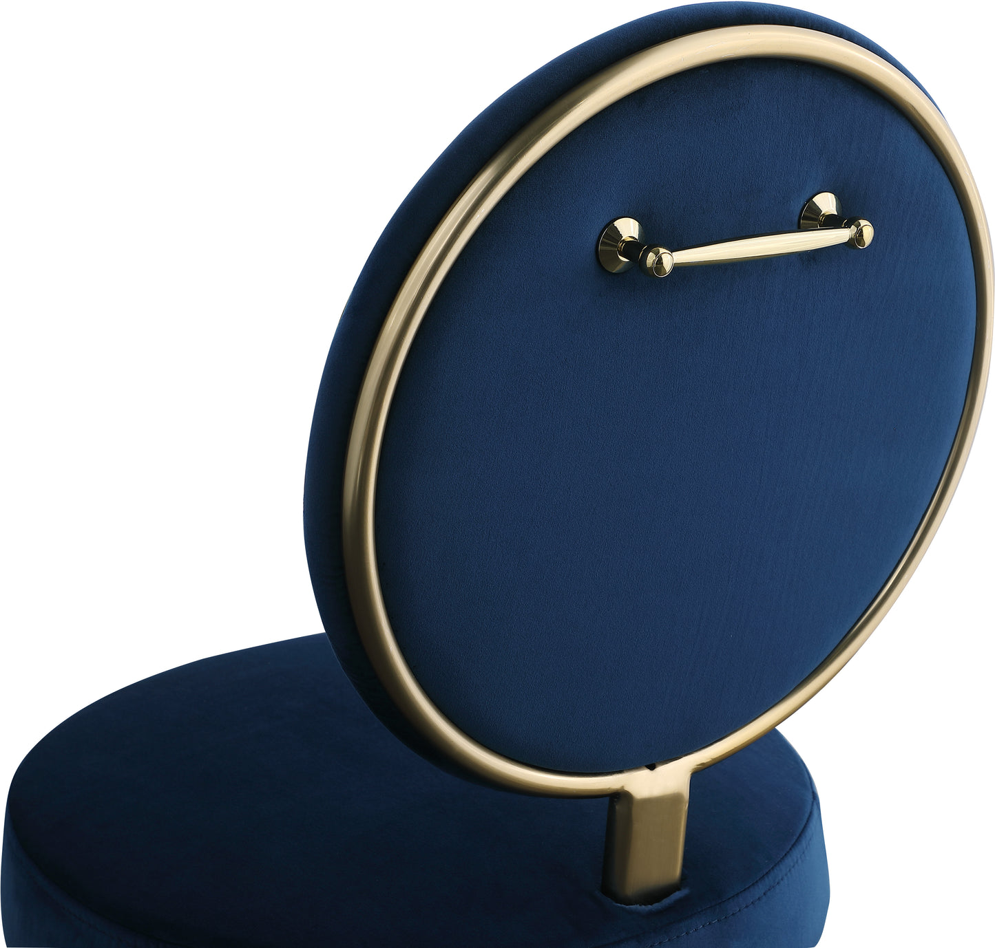 lola navy velvet dining chair c