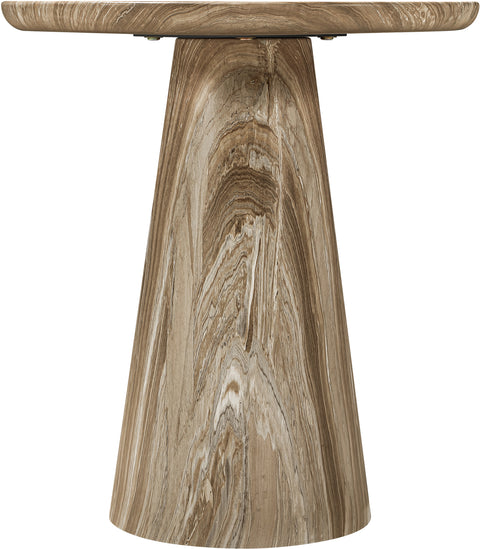Harlow Beige Concrete Indoor/Outdoor End Table, 1 Piece