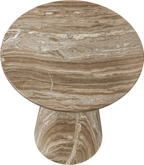 Harlow Beige Concrete Indoor/Outdoor End Table, 1 Piece