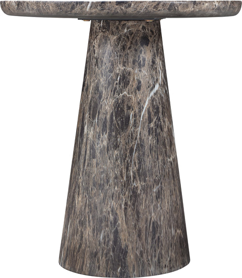 Harlow Brown Concrete Indoor/Outdoor End Table, 1 Piece