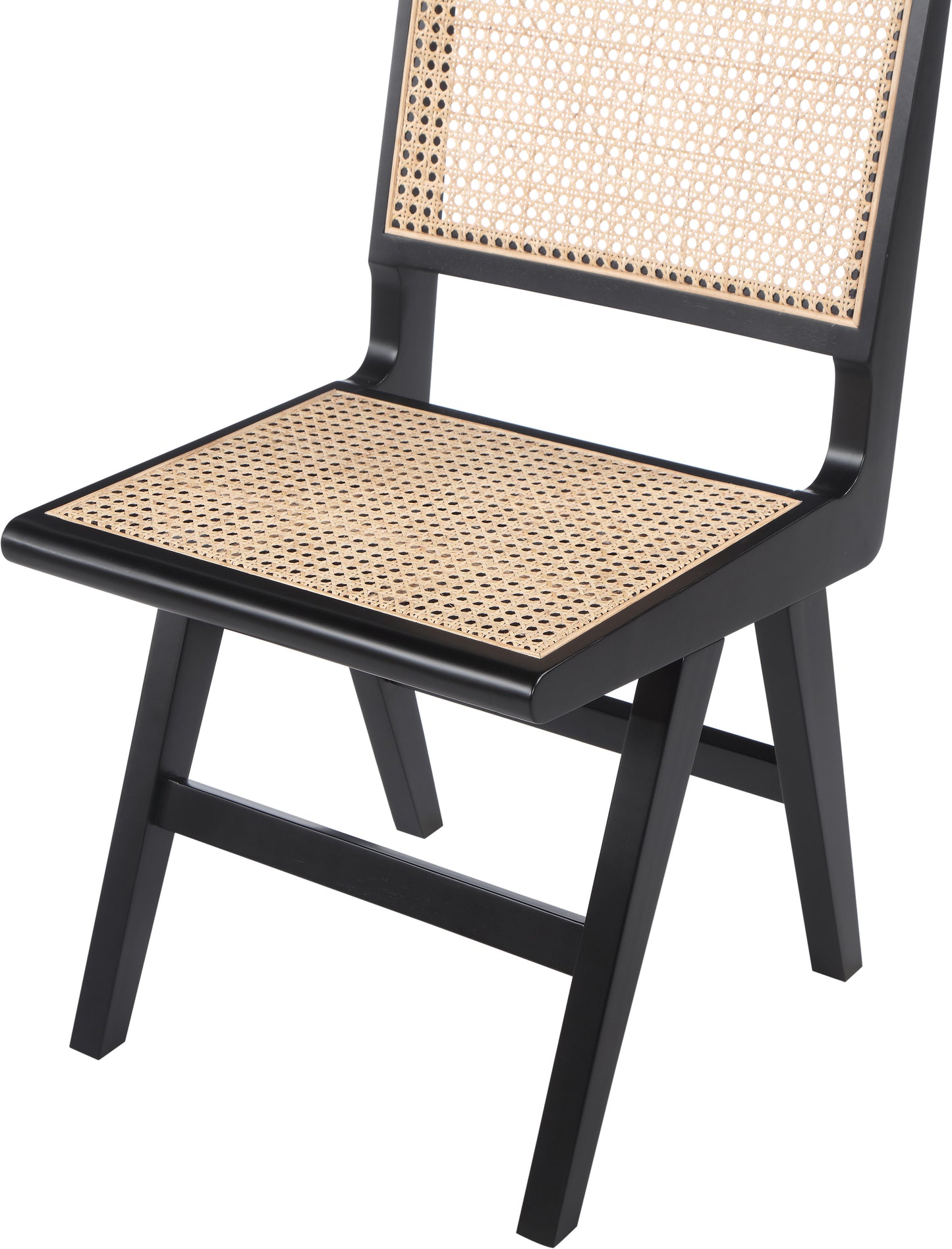 divine black wood dining side chair sc