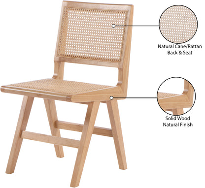 Divine Natural Wood Dining Side Chair SC