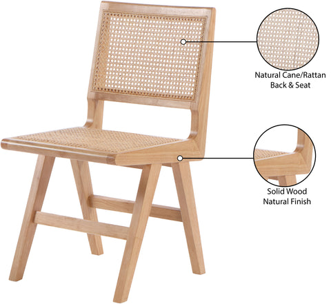 Divine Natural Wood Dining Side Chair SC