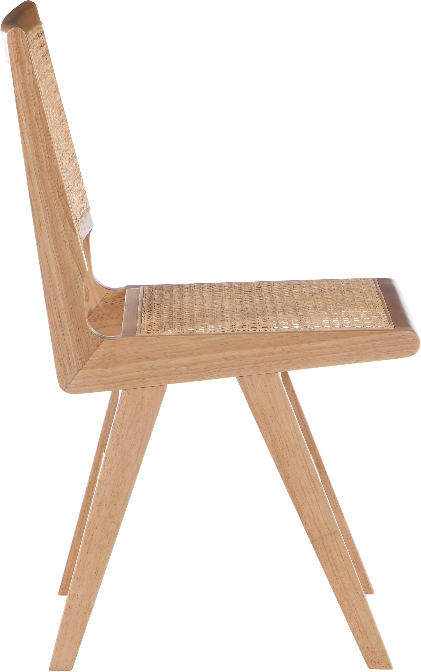 divine natural wood dining side chair sc