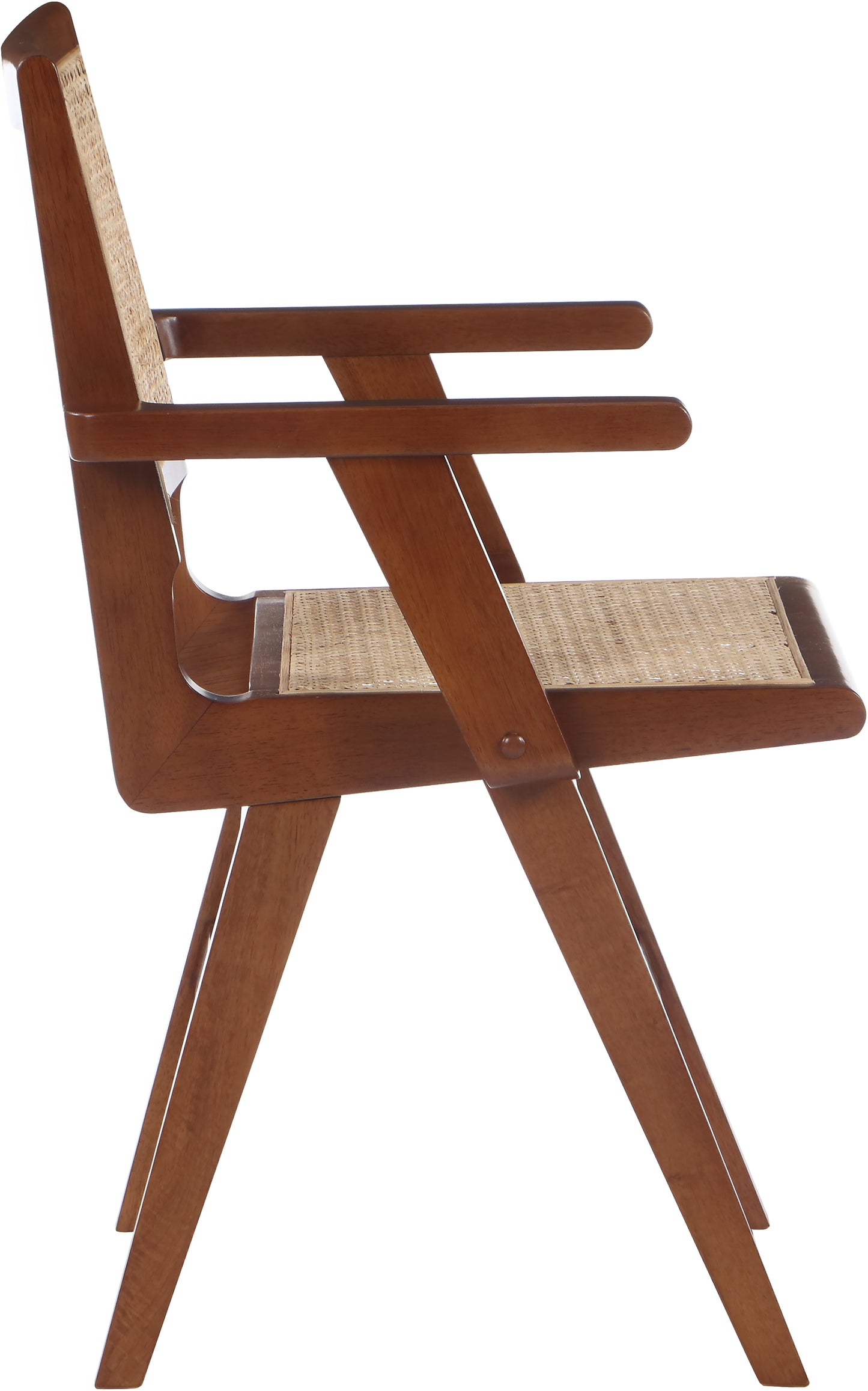 divine walnut wood dining arm chair ac