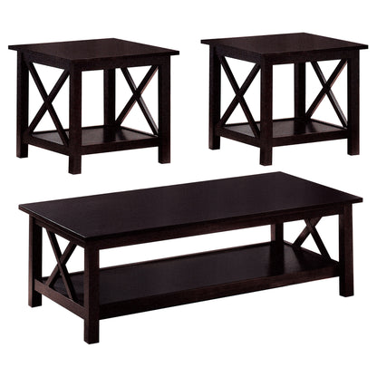 3 Pc Coffee Table Set