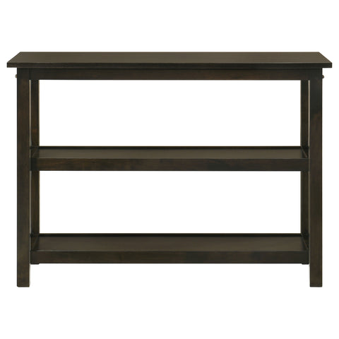 Grover 2-shelf Wood Entryway Console Table Deep MerlotDark Merlot