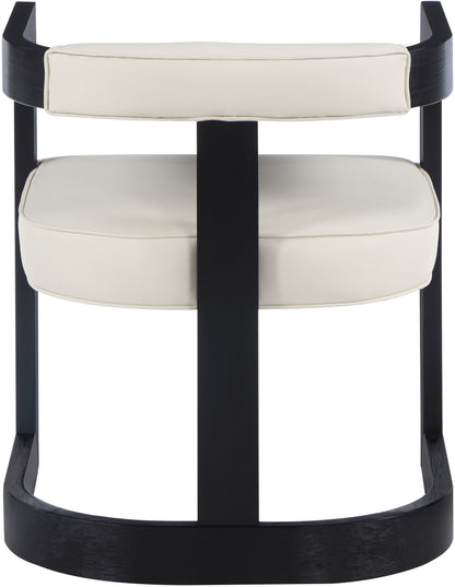 Napa Cream Vegan Leather Dining Chair