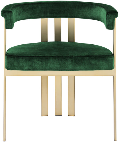 Bristol Green Velvet Dining Chair