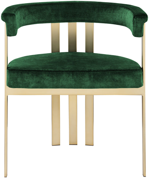 Bristol Green Velvet Dining Chair