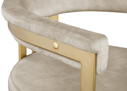 Elijah Stone Colored Velvet Counter Stool C