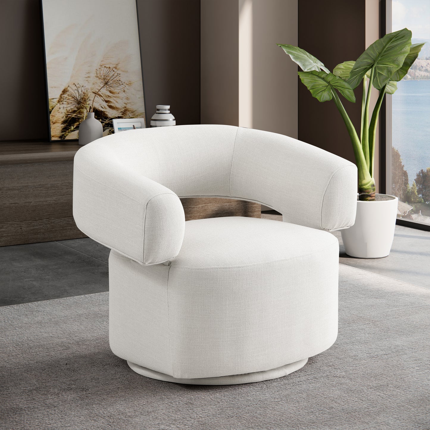 swivel accent chair