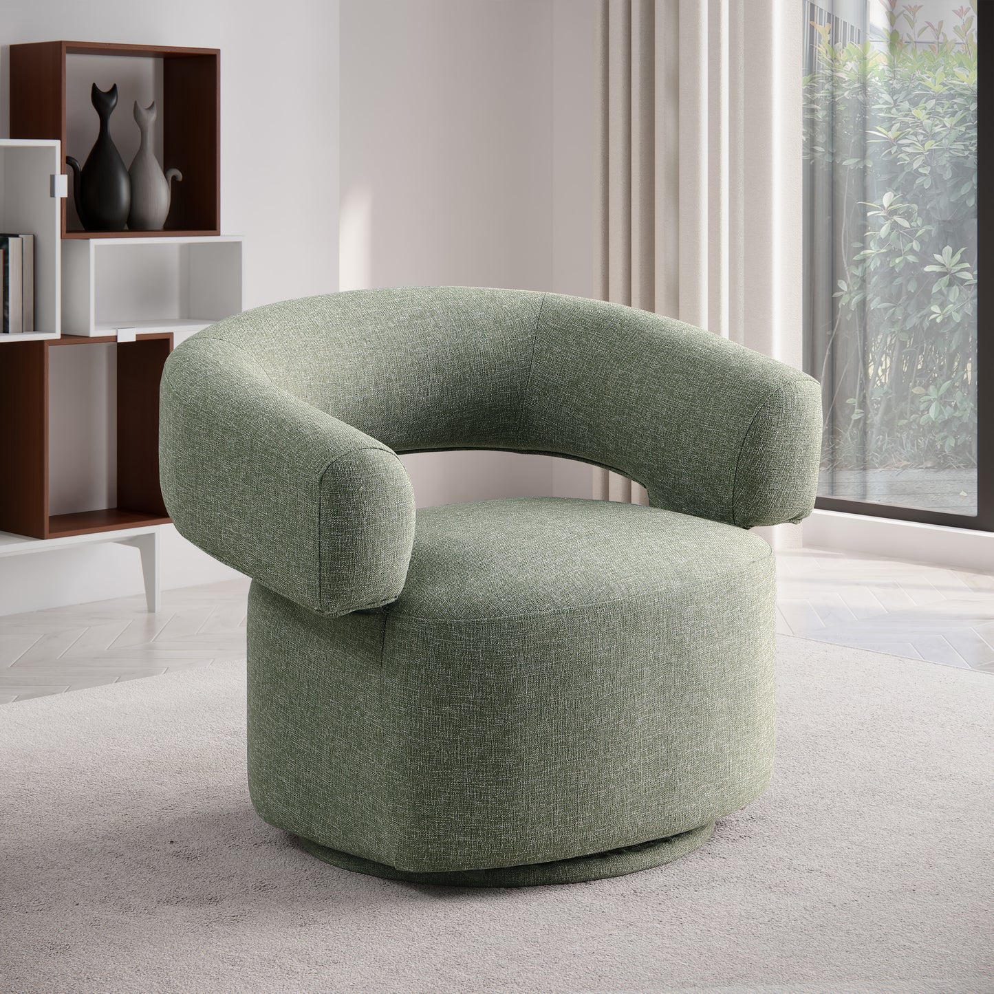 swivel accent chair