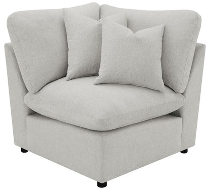 Shirley Power Reclining Gray Modular Sectional