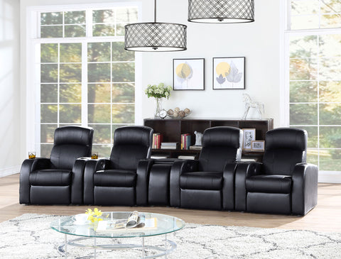 Gervase 5-piece Upholstered Home Theater Seating