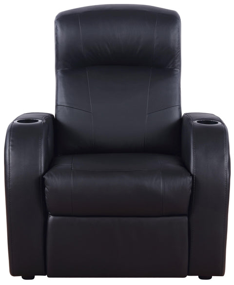 Ixora 9-piece Upholstered Home Theater SeatingBlack