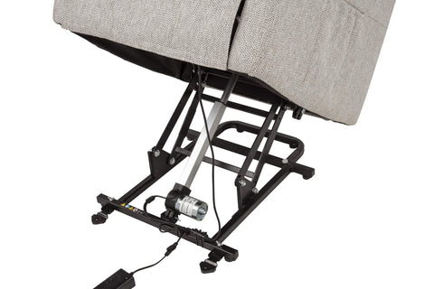 Aleisha Upholstered Power Lift Recliner Chair Taupe